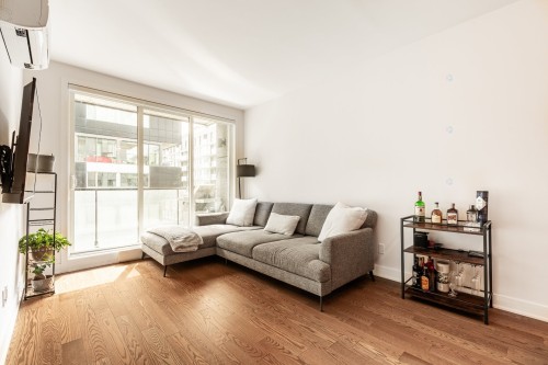 Living Room - 419B-1400 Rue Ottawa, Montréal (Le Sud-Ouest), QC - Indoor Photo Showing Living Room