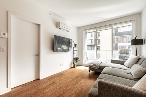 Living Room - 419B-1400 Rue Ottawa, Montréal (Le Sud-Ouest), QC - Indoor Photo Showing Living Room