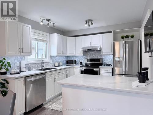 9 Barrett Crescent, St. Thomas, ON - Indoor Photo Showing Kitchen With Double Sink
