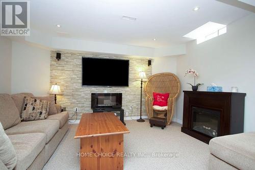 200 Bathgate Crescent, Clarington, ON - Indoor Photo Showing Living Room With Fireplace