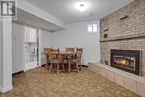 Dining Area-Basement - 1176 Dorchester Avenue, Ottawa, ON - Indoor With Fireplace