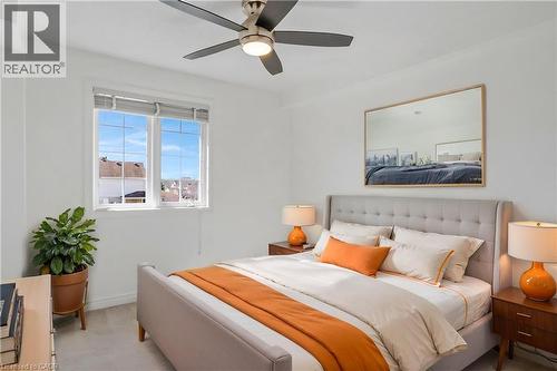 Virtually Staged - 184 Sofron Drive, Cambridge, ON - Indoor Photo Showing Bedroom