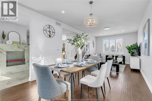3852 Concord, Windsor, ON - Indoor Photo Showing Dining Room