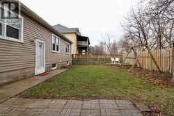 View of fenced backyard - 
