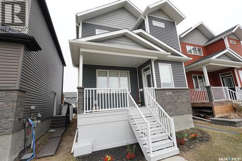 4125 Green Olive Way E, Regina, SK - Outdoor With Deck Patio Veranda With Facade