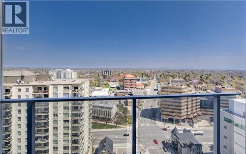 60 Frederick Street Unit# 2004, Kitchener, ON - Outdoor With Balcony With View