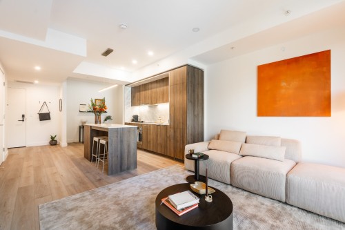 Living Room - 225-1114 Rue St-Antoine O., Montréal (Ville-Marie), QC - Indoor Photo Showing Living Room