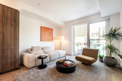 Living Room - 225-1114 Rue St-Antoine O., Montréal (Ville-Marie), QC - Indoor Photo Showing Living Room