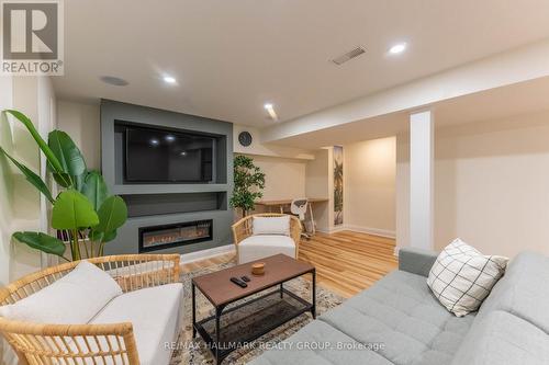 820 Grenon Avenue, Ottawa, ON - Indoor Photo Showing Living Room With Fireplace