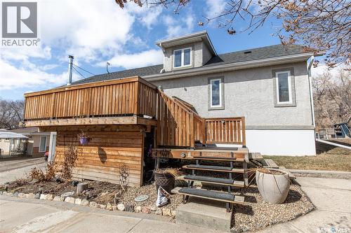 25 Alice Crescent, North Grove, SK - Outdoor With Deck Patio Veranda With Exterior