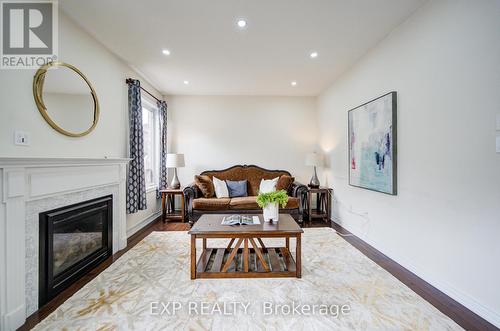 20 Everett Street, Markham, ON - Indoor Photo Showing Living Room With Fireplace