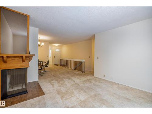 108 Forest Gv, St. Albert, AB - Indoor With Fireplace