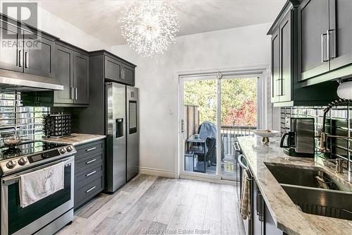 178 Eclipse Court, Sudbury, ON - Indoor Photo Showing Kitchen With Double Sink With Upgraded Kitchen