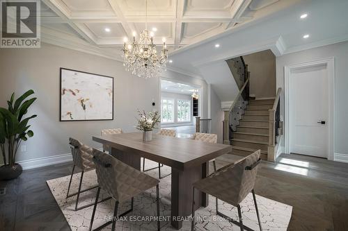 Virtually Staged - 31 Bayside Court, Burlington, ON - Indoor Photo Showing Dining Room