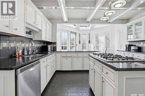 10 Meadow Bay, Lumsden, SK - Indoor Photo Showing Kitchen With Double Sink With Upgraded Kitchen