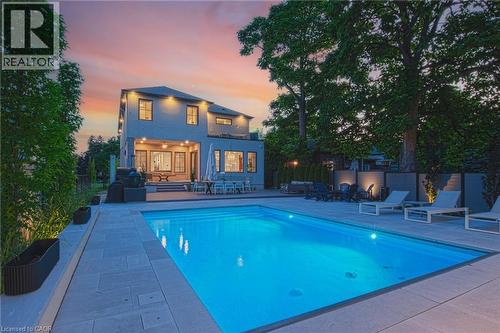 977 Gorton Avenue, Burlington, ON - Outdoor With In Ground Pool