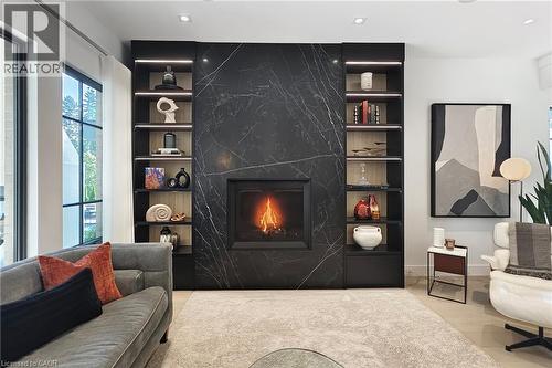 977 Gorton Avenue, Burlington, ON - Indoor With Fireplace