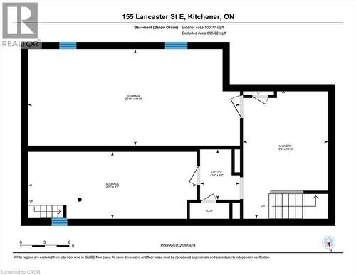Floor plan - 155 Lancaster Street E, Kitchener, ON - Other