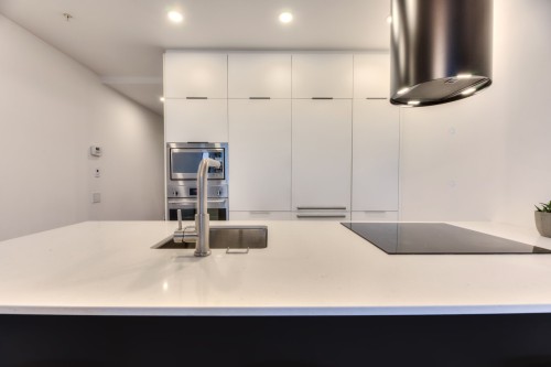 Kitchen - 1405-1 Boul. De Maisonneuve O., Montréal (Ville-Marie), QC - Indoor Photo Showing Kitchen With Double Sink With Upgraded Kitchen