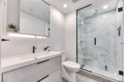 Bathroom - 1405-1 Boul. De Maisonneuve O., Montréal (Ville-Marie), QC - Indoor Photo Showing Bathroom