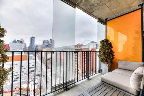 Balcony - 1405-1 Boul. De Maisonneuve O., Montréal (Ville-Marie), QC - Outdoor With Exterior