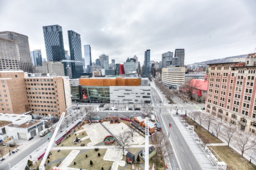 Overall view - 1405-1 Boul. De Maisonneuve O., Montréal (Ville-Marie), QC - Outdoor With View