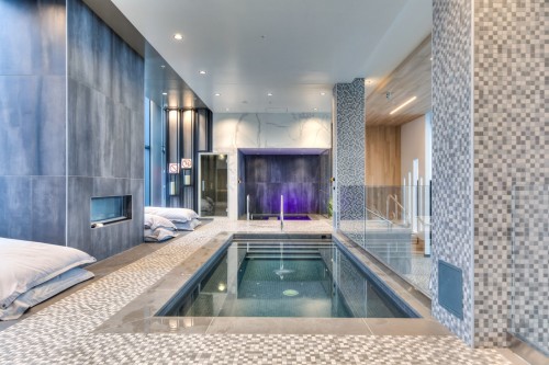 Pool - 1405-1 Boul. De Maisonneuve O., Montréal (Ville-Marie), QC - Indoor Photo Showing Other Room With In Ground Pool