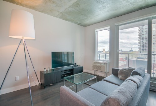 Living Room - 716-235 Rue Peel, Montréal (Le Sud-Ouest), QC - Indoor Photo Showing Other Room