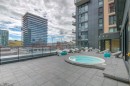 Spa - 716-235 Rue Peel, Montréal (Le Sud-Ouest), QC  - Outdoor With In Ground Pool 