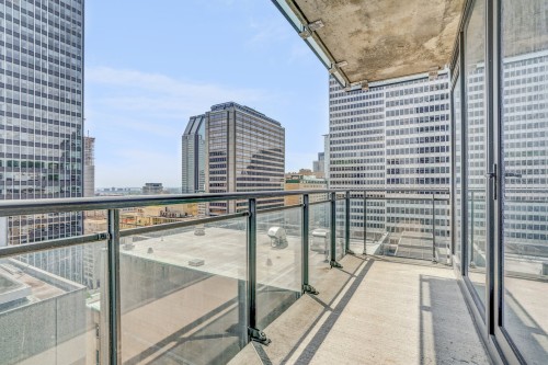 Balcony - 2404-1188 Av. Union, Montréal (Ville-Marie), QC - Outdoor With Balcony