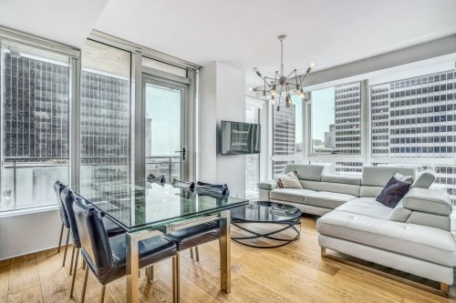 Dining Room - 2404-1188 Av. Union, Montréal (Ville-Marie), QC - Indoor