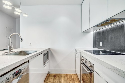 Kitchen - 2404-1188 Av. Union, Montréal (Ville-Marie), QC - Indoor Photo Showing Kitchen