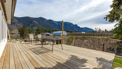 3955 46Th Street, Creston, BC - Outdoor With Deck Patio Veranda With View