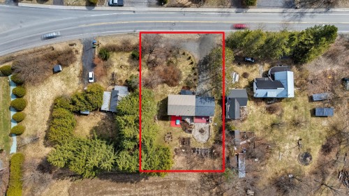 Photo aérienne - 97 Rue Principale N., Sutton, QC - Outdoor With View