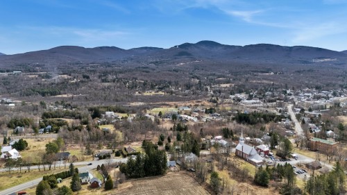 Photo aérienne - 97 Rue Principale N., Sutton, QC - Outdoor With View