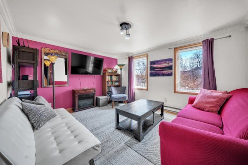 Salon - 97 Rue Principale N., Sutton, QC - Indoor Photo Showing Living Room With Fireplace