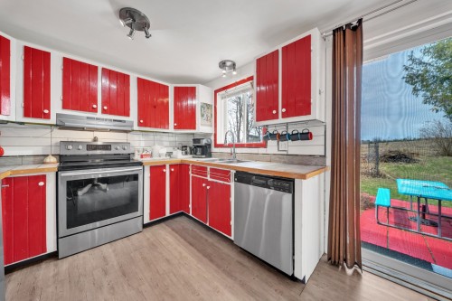 Cuisine - 97 Rue Principale N., Sutton, QC - Indoor Photo Showing Kitchen With Double Sink