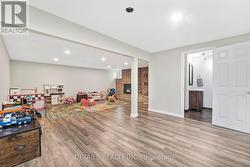 Rec room with wood burning woodstove - 