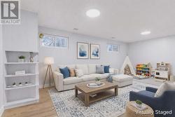 Virtually Staged - Family Room - 