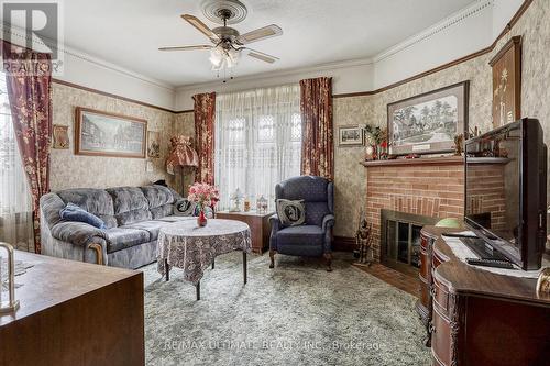 456 Manse Road, Toronto, ON - Indoor Photo Showing Living Room With Fireplace