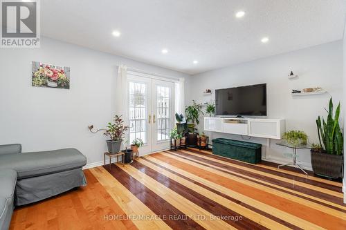12 Huckleberry Square, Brampton, ON - Indoor Photo Showing Living Room With Fireplace