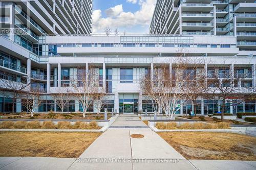 308 - 55 Speers Road, Oakville, ON - Outdoor With Balcony With Facade