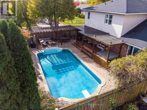 7955 Harvest Crescent, Niagara Falls (Ascot), ON - Outdoor With In Ground Pool With Deck Patio Veranda