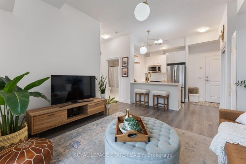 1008-81 Robinson Street, Hamilton, ON - Indoor Photo Showing Living Room