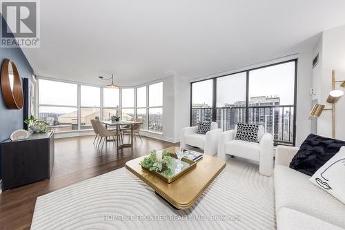 2602 - 100 Upper Madison Avenue, Toronto, ON - Indoor Photo Showing Living Room