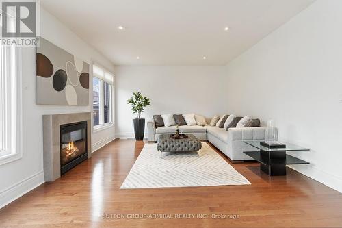 3301 Skipton Lane, Oakville, ON - Indoor Photo Showing Living Room With Fireplace