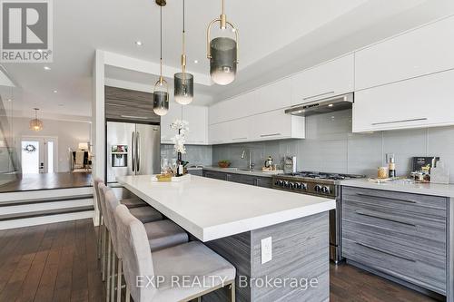 105 Twenty Second Street, Toronto, ON - Indoor Photo Showing Kitchen With Stainless Steel Kitchen With Upgraded Kitchen