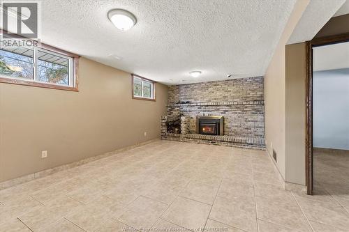 1935 Canard Drive, Lasalle, ON - Indoor With Fireplace
