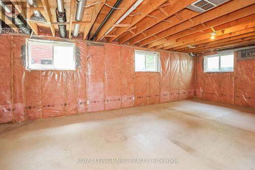 UNFINISHED BASEMENT - 56 Queens Circle, Fort Erie (Crystal Beach), ON - Indoor Photo Showing Basement