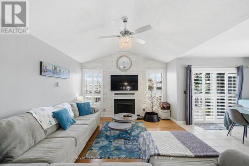 25 Klein Street, Port Hope, ON - Indoor Photo Showing Living Room With Fireplace